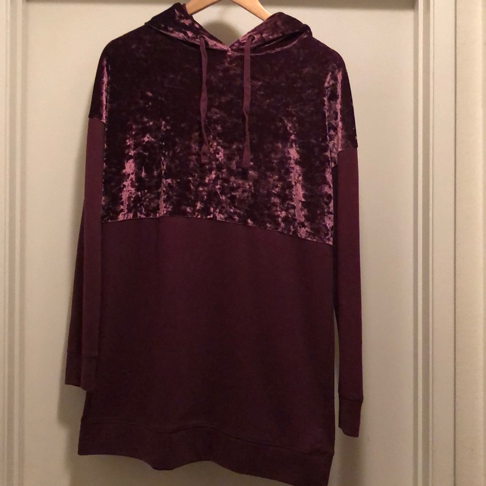 Velvet hoodie